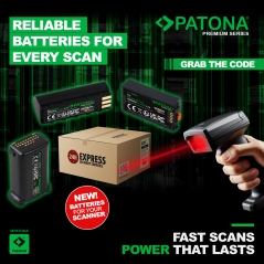 PATONA Premium do Datalogic Gryphon GBT4100 BT-8
