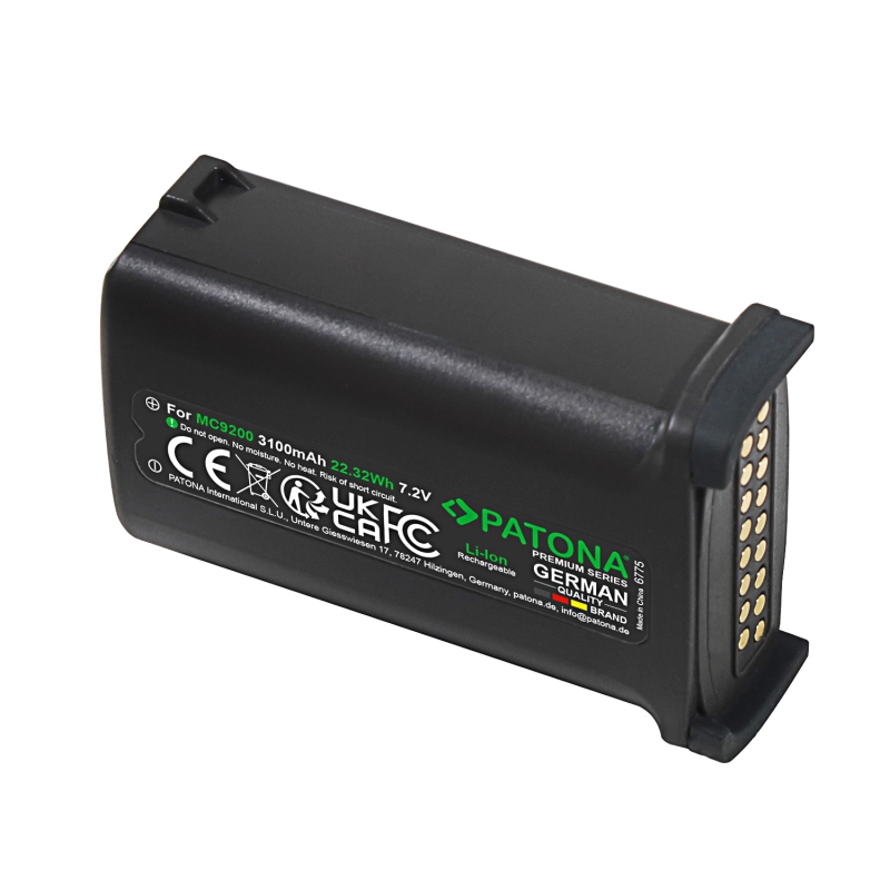PATONA Premium do Zebra MC9200 BTRY-MC9X-26MA-01 PATONA Premium do Zebra MC9200 BTRY-MC9X-26MA-01