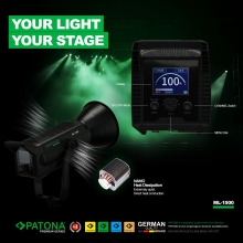 PATONA Premium Profesjonalna lampa foto-wideo LED 150W COB ML-1500 z mocowaniem Bowens + torba transportowa