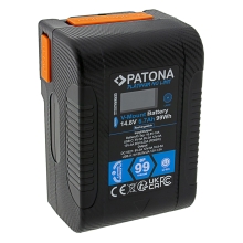 PATONA Platinum Akumulator V-Mount BP-99W PD65 99Wh USB-C USB-A D-Tap Wyjście DC w zestawie z twardym etui ochronnym