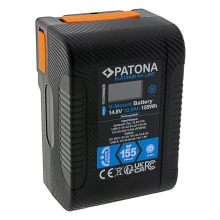 PATONA Platinum Akumulator V-Mount BP-155W PD65 155Wh USB-C USB-A D-Tap Wyjście DC w zestawie z twardym etui ochronnym