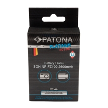PATONA Platinum Akumulator Sony NP-FZ100 A7 III A7M3 Alpha 7 III A7 R III A7RM3 Alpha 7 R III A9 Alpha 9 z wejściem USB-C