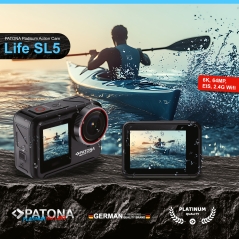 PATONA Platinum Kamera sportowa Action Cam Life SL5 6K z obsługą aplikacji