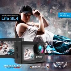 PATONA Platinum Kamera sportowa Action Cam Life SL4 5K z obsługą aplikacji