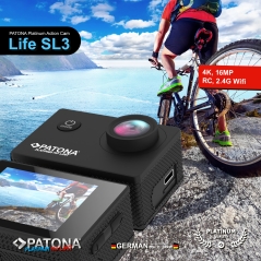 PATONA Platinum Kamera sportowa Action Cam Life SL3 4K z obsługą aplikacji