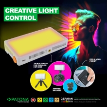 PATONA Premium Lampka LED RGB+Bi-Color SL-PB40R 40W