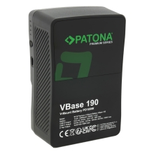 PATONA Premium Akumulator V-Mount VBase 190 PD100 190Wh USB-C USB-A D-Tap PATONA Premium Akumulator V-Mount VBase 190 PD100 190Wh USB-C USB-A D-Tap