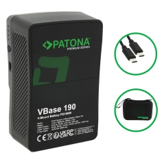 PATONA Premium Akumulator V-Mount VBase 190 PD100 190Wh USB-C USB-A D-Tap