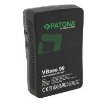 PATONA Premium Akumulator V-Mount VBase 99 PD100 99Wh USB-C USB-A D-Tap PATONA Premium Akumulator V-Mount VBase 99 PD100 99Wh USB-C USB-A D-Tap
