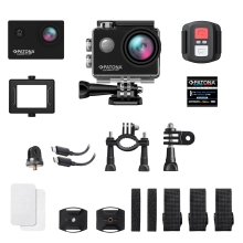 PATONA Platinum BIG SET Kamera sportowa Action Cam Life SL3 4K 120fps + Akcesoria + 2 Akumulatory + Ładowarka + Karta 64GB