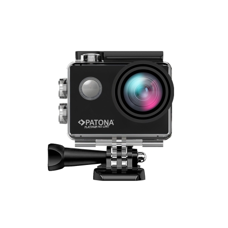 PATONA Platinum BIG SET Kamera sportowa Action Cam Life SL3 4K 120fps + Akcesoria + 2 Akumulatory + Ładowarka + Karta 64GB