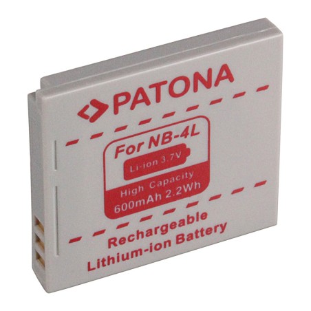 PATONA bateria do CANON NB-4L NB4L, Ixus 30,40,50,55,60,65,70,75,8