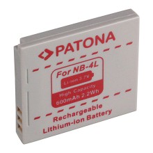 PATONA bateria do CANON NB-4L NB4L, Ixus 30,40,50,55,60,65,70,75,8