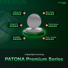 PATONA Premium Bateria guzikowa CR2032 3V (10 sztuk)