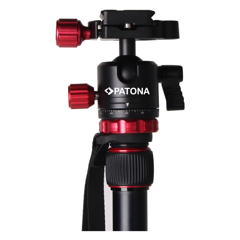 PATONA Premium TRIPOD GEZI PRO 165 – statyw aluminiowy 4-sekcyjny, 56,5–165 cm