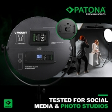 PATONA Premium Lampa LED Soft SL-360APRC | 70W | Sterowanie przez APP i pilota | z torbą transportową