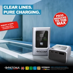 PATONA Platinum Powerbank Luxury One PD35 | 10000mAh | PD 35W | USB-C + USB-A