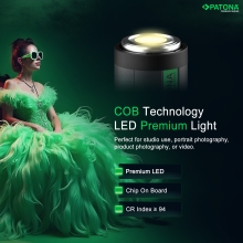 Lampa LED PATONA Premium ML-1200 COB z mocowaniem Bowens | 120W | Bi-Color 3200K–5600K | z pilotem i torbą