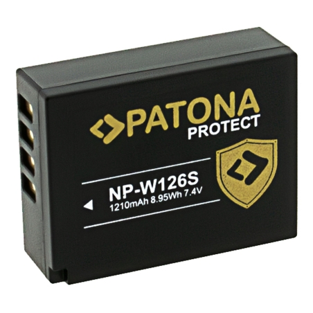 PATONA PROTECT Akumulator NP-W126S do Fuji X-T3 X-M5 VPB-XT3 HS33 EXR Fujifilm Finepix-Pro 1 HS30