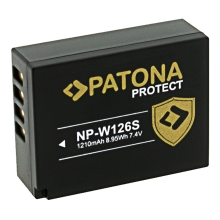 PATONA PROTECT Akumulator NP-W126S do Fuji X-T3 X-M5 VPB-XT3 HS33 EXR Fujifilm Finepix-Pro 1 HS30