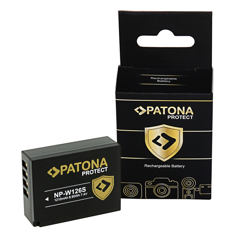 PATONA PROTECT Akumulator NP-W126S do Fuji X-T3 X-M5 VPB-XT3 HS33 EXR Fujifilm Finepix-Pro 1 HS30