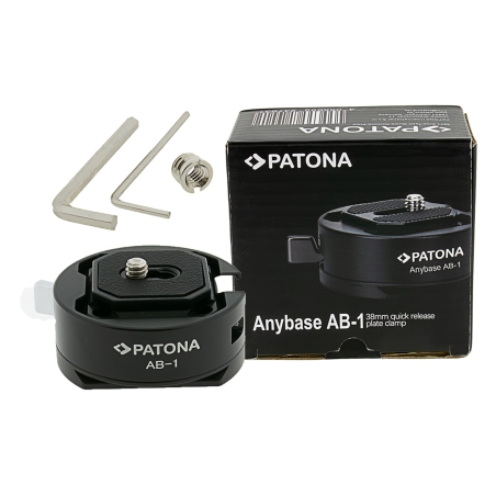 PATONA PATONA Płytka z bazą typu Arca Swiss 38mm z funkcją Flip-Lock