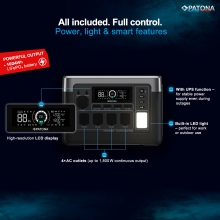 PATONA Platinum Stacja Zasilania Autarc 1800 1800W 1024Wh PATONA Platinum Stacja Zasilania Autarc 1800 1800W 1024Wh