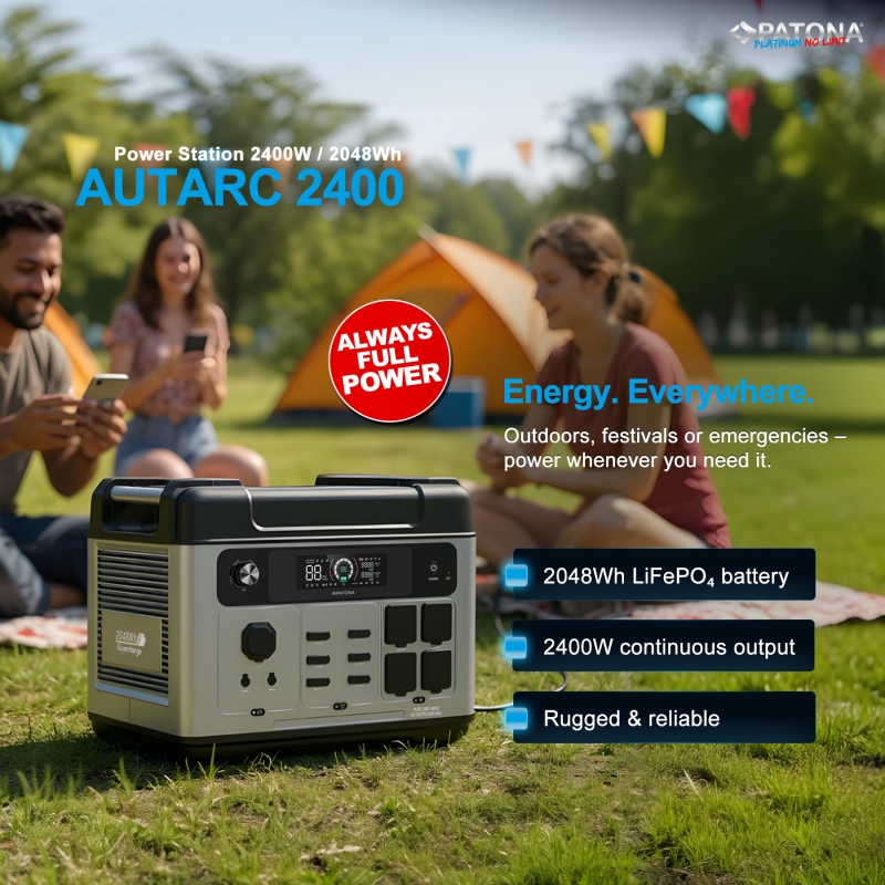 PATONA Platinum Stacja Zasilania Autarc 2400 4000W 2048Wh PATONA Platinum Stacja Zasilania Autarc 2400 4000W 2048Wh