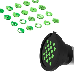 PATONA Premium Retro Lampa wideo FL15 RGB LED z 20 filtrami projekcyjnymi i etui