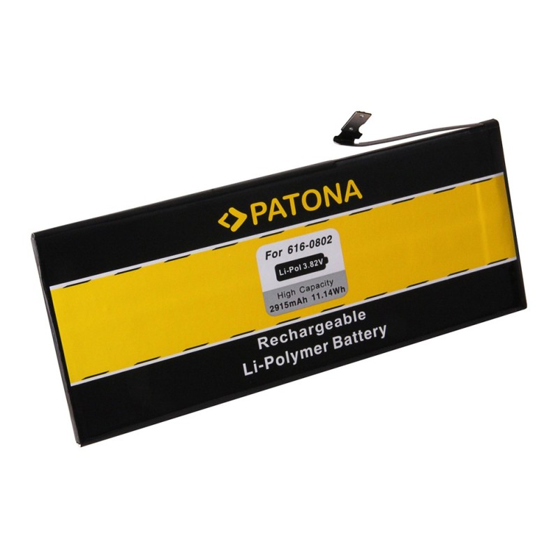 PATONA Bateria f. Apple iPhone 6 Plus 616-0772, 616-0802