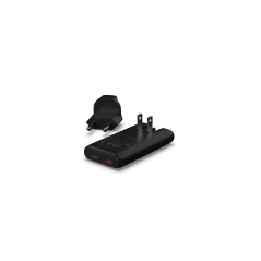 PATONA Platinum Ładowarka płaska GaN PD65W 2x USB-C PD3.0 QC3.0 (czarna)