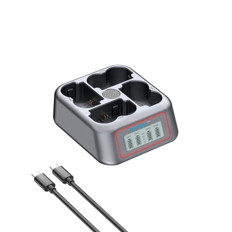 PATONA Platinum Szybka Ładowarka 4-kanałowa USB-C PD/QC do Fuji NP-W235 (45W)