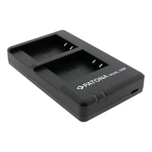 PATONA Ładowarka podwójna USB-C do Ricoh DB-120 (GR IV) + kabel USB-C PATONA Ładowarka podwójna USB-C do Ricoh DB-120 (GR IV) + kabel USB-C