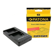 PATONA Ładowarka podwójna USB-C do Ricoh DB-120 (GR IV) + kabel USB-C PATONA Ładowarka podwójna USB-C do Ricoh DB-120 (GR IV) + kabel USB-C