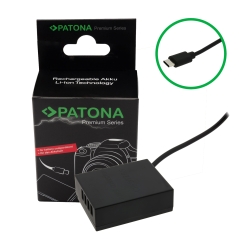 PATONA Premium Adapter Dummy akumulatora Fuji NP-W126S z USB-C– do Fujifilm X-T1 / X-T3 / X-Pro3 / X-H1 / X100F