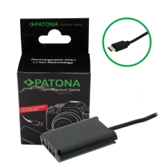 PATONA Premium Adapter Dummy akumulatora Sony NP-BX1 z USB-C – do Sony Cyber-shot DSC-RX100 / RX1 / HX50V / HX300 / WX300