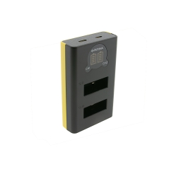 PATONA Ładowarka Dual LCD USB GoPro Max 2 – do akumulatorów AMBAT-001