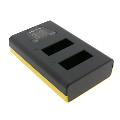 PATONA Ładowarka Dual LCD USB GoPro Max 2 – do akumulatorów AMBAT-001