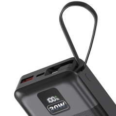 PATONA Premium Powerbank Stark 6.0 PD 30W 20000mAh – ze zintegrowanym przewodem USB-C