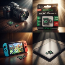 Karta pamięci PATONA Premium Micro SD 64 GB Class 10 U1 z adapterem SD