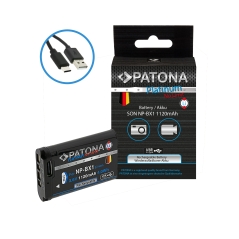 PATONA Platinum Akumulator NP-BX1 z USB-C do Sony Cyber-shot RX100 / RX1 / HX300