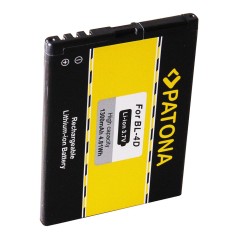 PATONA Bateria f. Nokia E5 E5-00 E7 E7-00 N8 N8-00 N97 mini 808 Pure View BL-4D BL4D