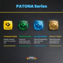 PATONA Platinum Uniwersalny adapter podróżny PD70W (2597) – 3× USB-C + 1× USB-A z magnetycznym zwijaczem kabla USB-C
