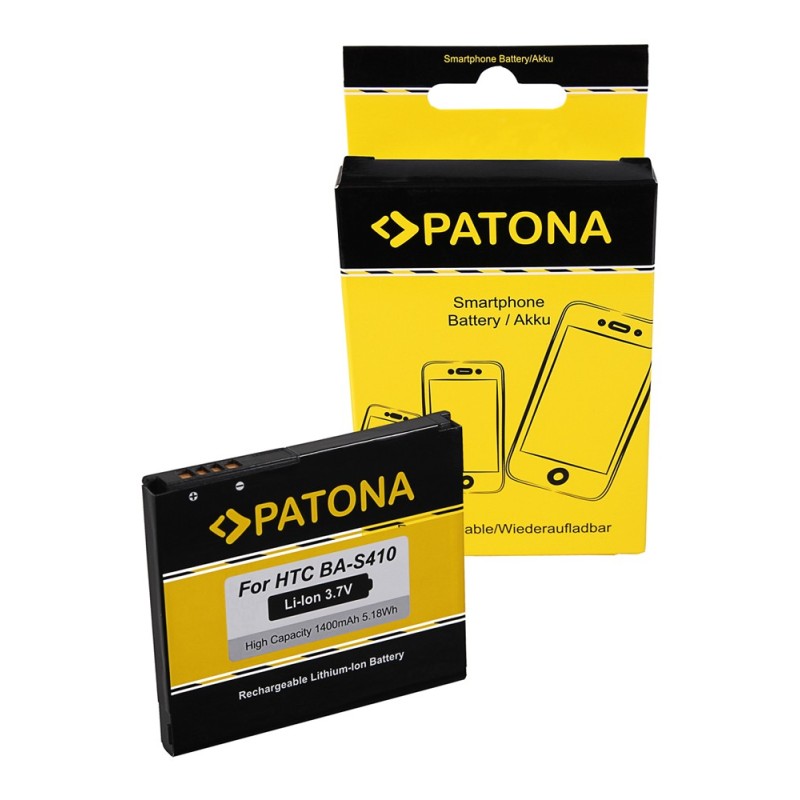 PATONA Bateria f. HTC Bravo, Desire, Dragon, G5, Nexus One, Zoom 2, A8181, Google Nexus One BA-S410, BB99100, 35H00132-xxM PATONA Bateria f. HTC Bravo, Desire, Dragon, G5, Nexus One, Zoom 2, A8181, Google Nexus One BA-S410, BB99100, 35H00132-xxM