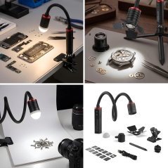 PATONA Premium 5-kolorowa Lampa Macro LED Light ML05 – elastyczne światło LED do makrofotografii i fotografii produktowej