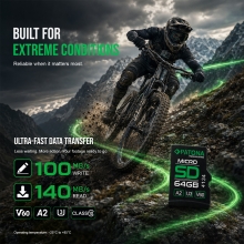 PATONA Premium Karta pamięci Micro SD XC 64GB Class 10 U3 V60 z adapterem SD