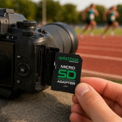 PATONA Premium Karta pamięci Micro SD XC 64GB Class 10 U3 V60 z adapterem SD