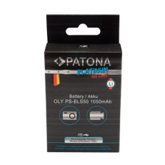 PATONA Platinum Akumulator Olympus BLS-5 / BLS-50 z wejściem USB-C