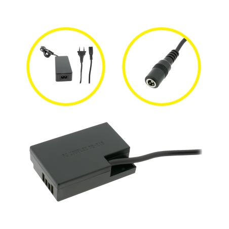 PATONA Zestaw Dummy do Canon LP-E17 z zasilaczem