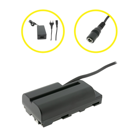 PATONA Zestaw Dummy do Sony NP-F550 z zasilaczem